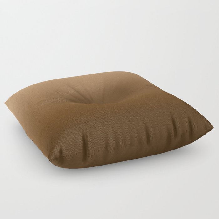 Tan to Dark Brown Gradient Floor Pillow