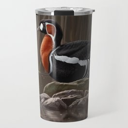 Red-breasted Goose bird Travel Mug