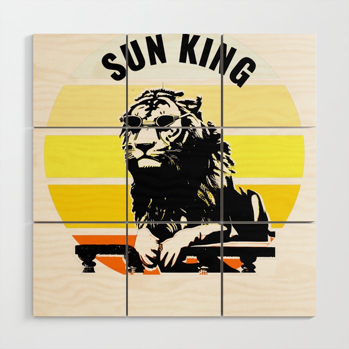 Sun King Wood Wall Art