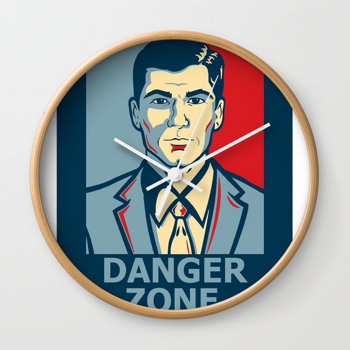 Archer DangerZone Wall Clock