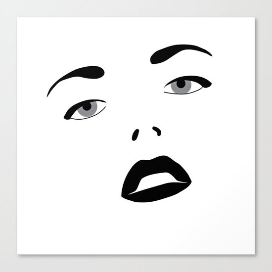 Glamour Girl Canvas Print