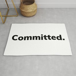 Committed Area & Throw Rug