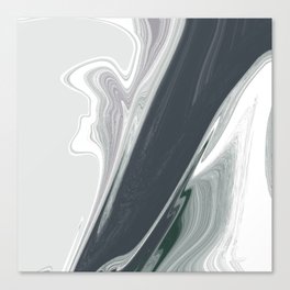 Microcosm 4 - Abstract Contemporary Fluid Painting Canvas Print