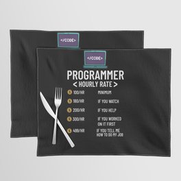 Coding Programmer Gift Medical Computer Developer Placemat