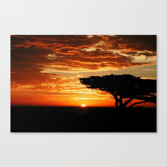 Fiery Dragon Canvas Print