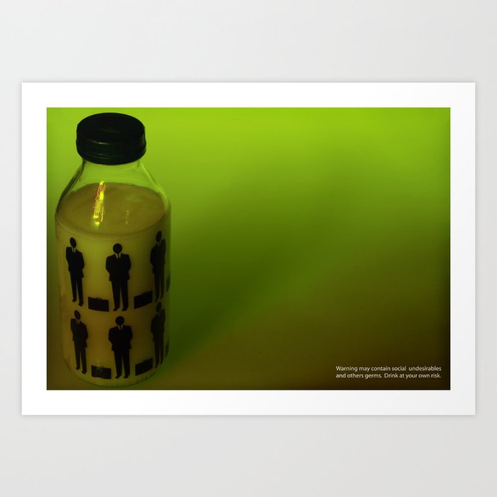 Corporate  Milk 3 Art Print