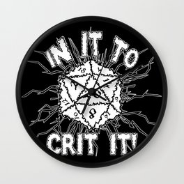 In It To Crit It! Wall Clock