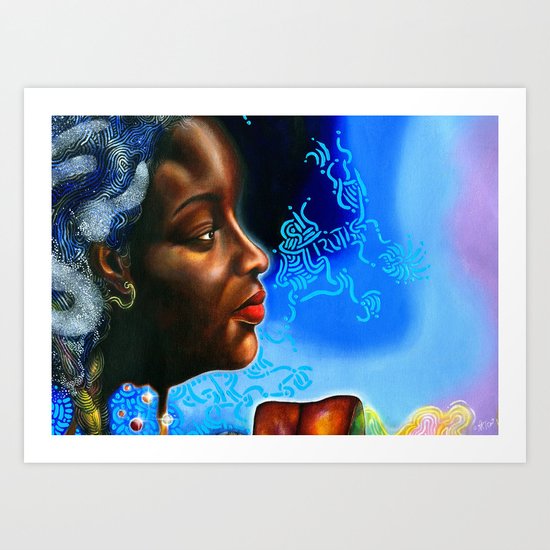 Eyes on the Prize Art Print
