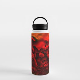 Red Shapes Water Bottle