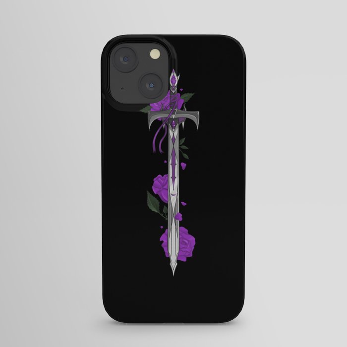 Thorn Sword Purple iPhone Case