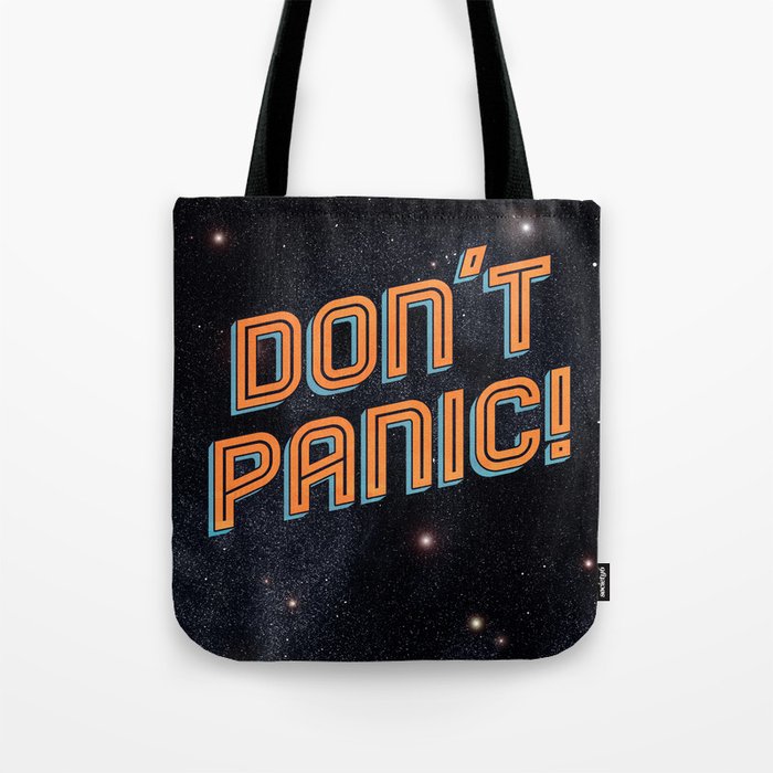 Don't Panic Tote Bag