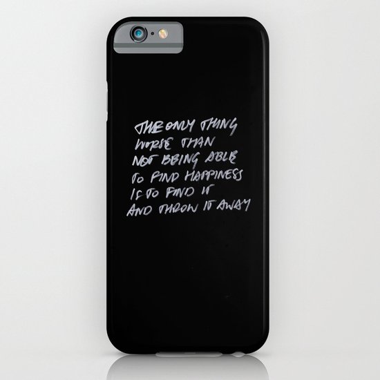 Throw Away iPhone & iPod Case