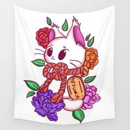 Lucky Cat Wall Tapestry