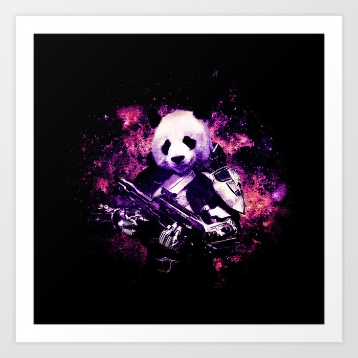PandaCop Art Print