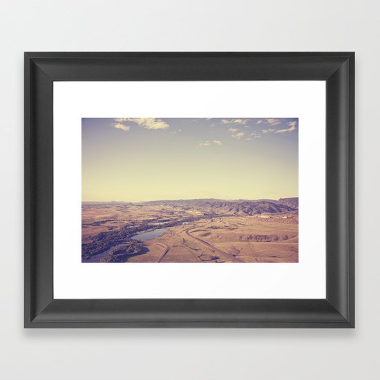 dream world::denver Framed Art Print