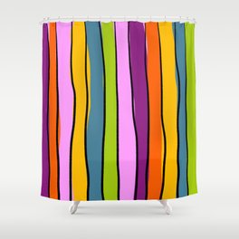 Bold stripes Shower Curtain