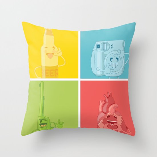 Signs Throw Pillow