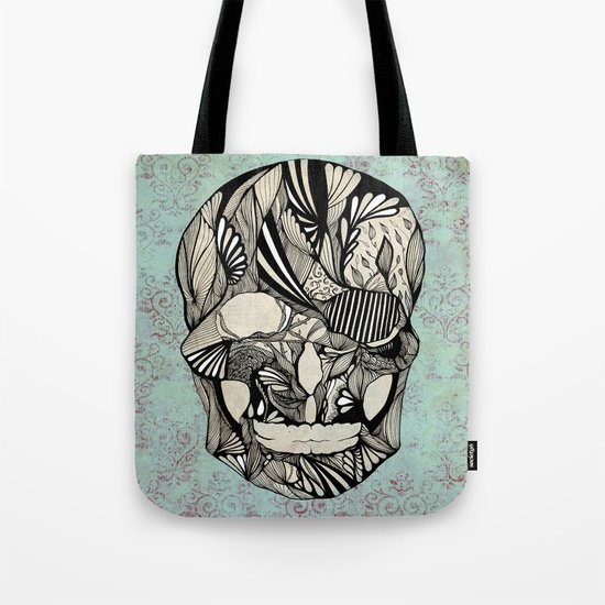 Vintage Skull Tote Bag