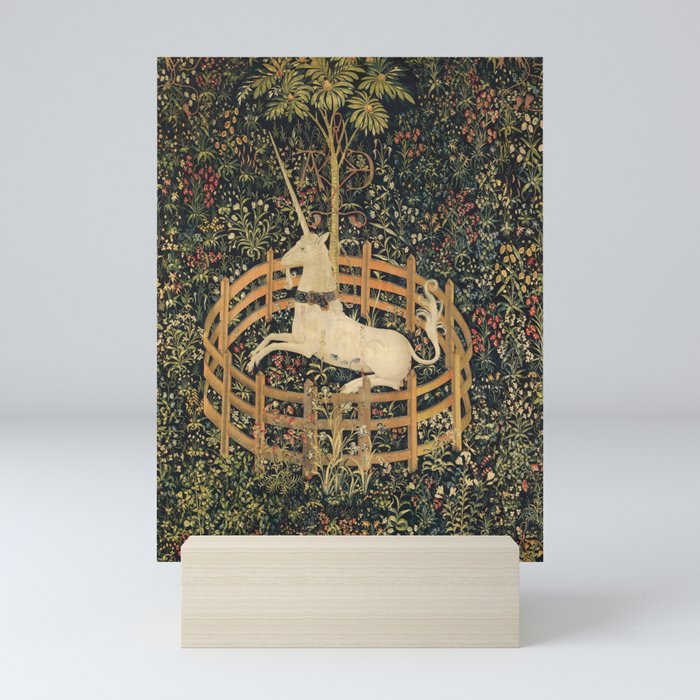 The Unicorn In Captivity Mini Art Print