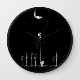 Down From Moon Wall Clock