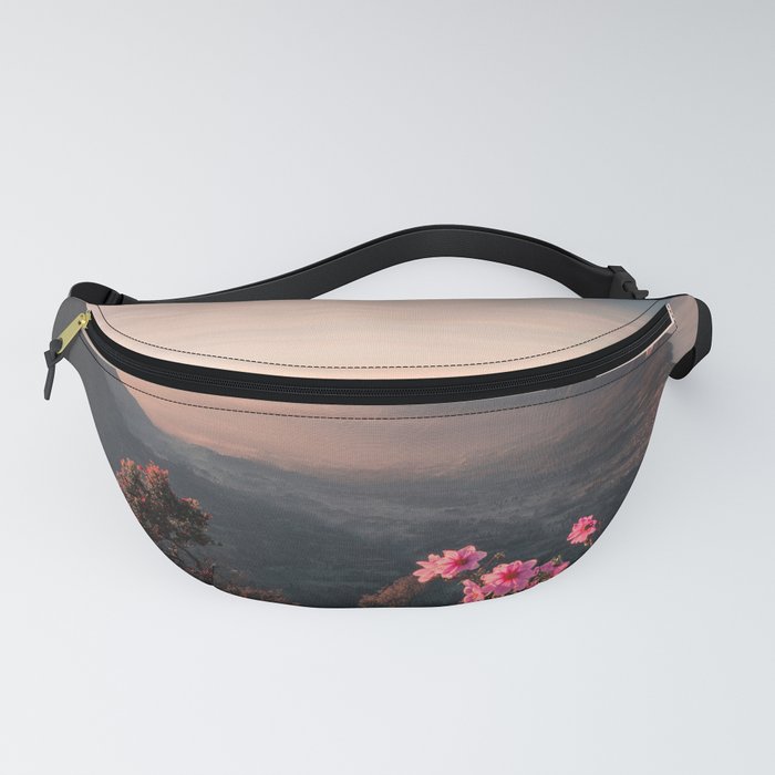 Indonesian Mountains at Sunrise Fanny Pack