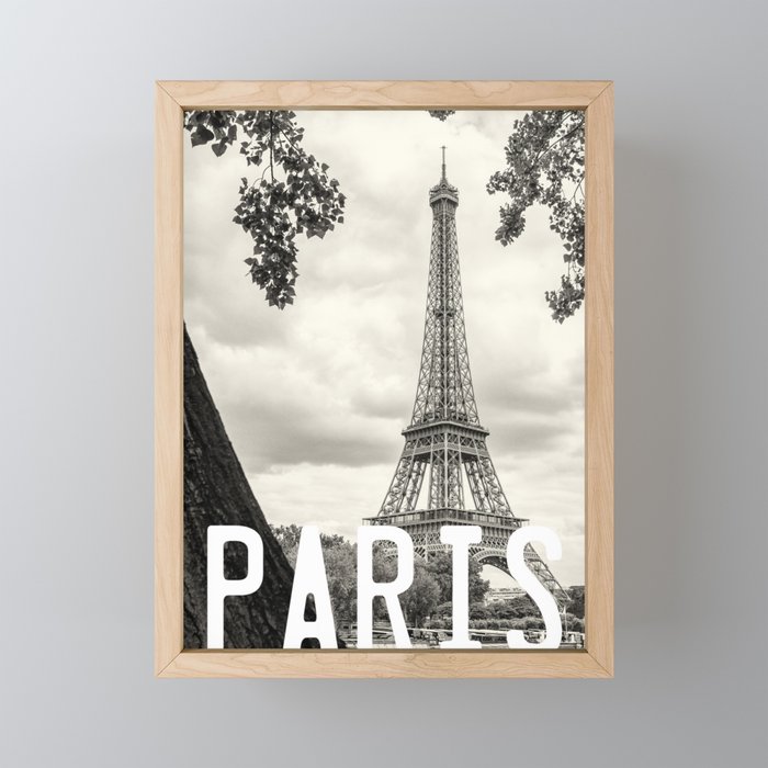 France, Paris, The Eiffel Tower Framed Mini Art Print
