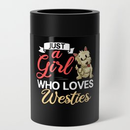 West Highland Terrier Gift Westie Dog Can Cooler