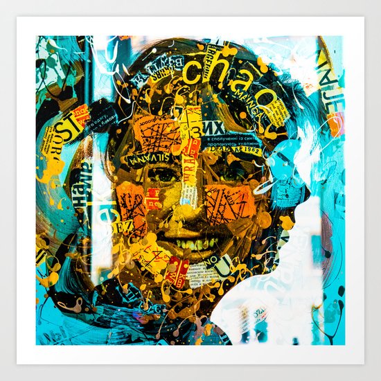 face to face Art Print