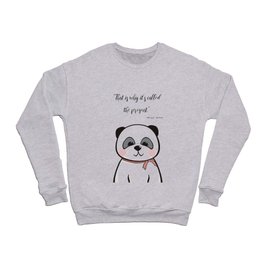 Mommy Panda Cute Nursery Print (3 of 3) Crewneck Sweatshirt