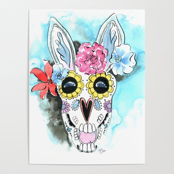 Donkey Des Los Muertos Poster