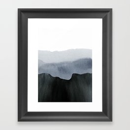 mountain horizon 2 Framed Art Print