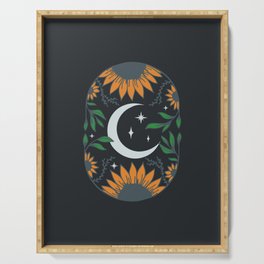 Sunflower Moon Serving Tray