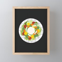 Healthy salad 2 Framed Mini Art Print