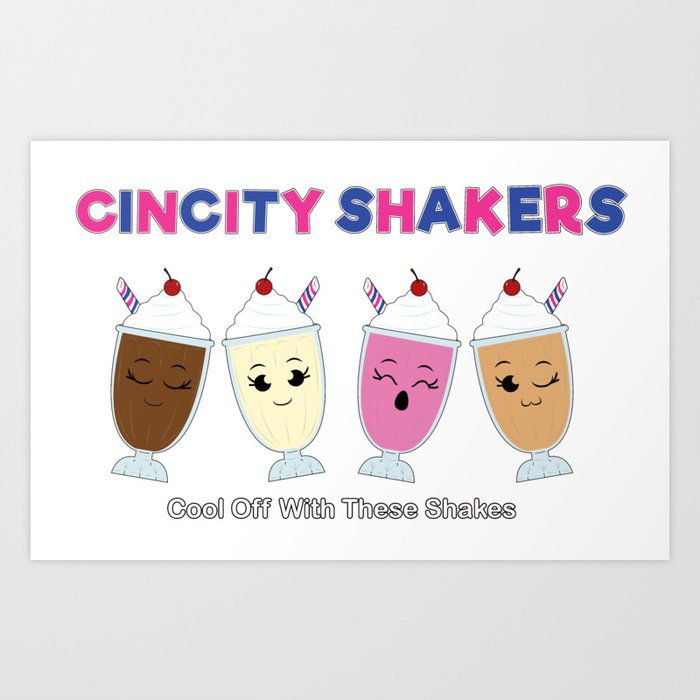 Cool Off With These Shakes Art Print