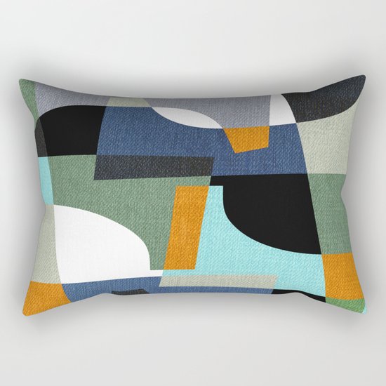 Fragments III Rectangular Pillow