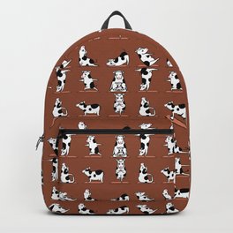 Moo Yoga Backpack | Yoga, Vegan, Moo, Animal, Namaste, Cow, Curated, Drawing, Love 
