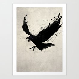 Raven Art Print