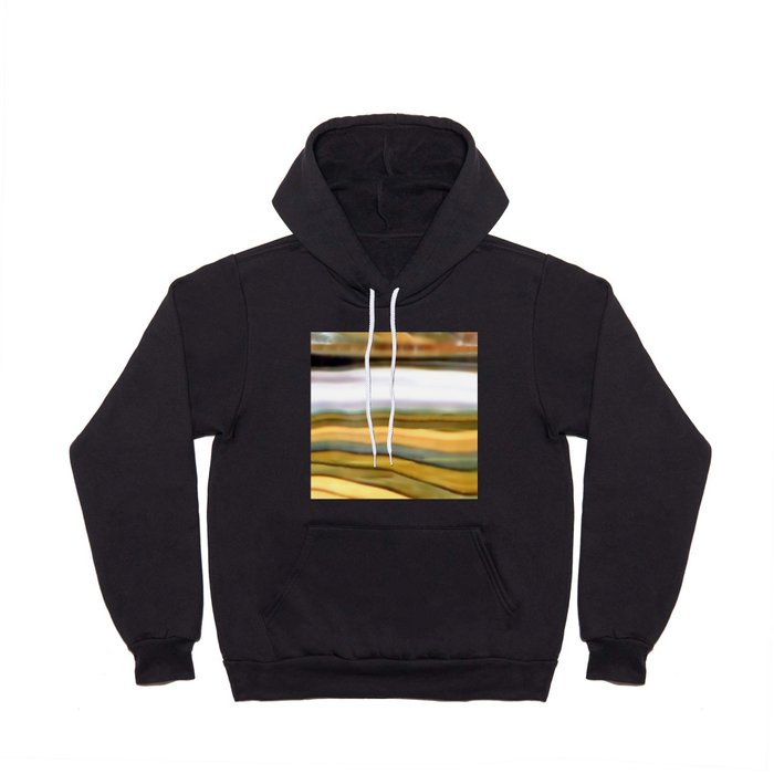 Abstract River Landscape Hoody