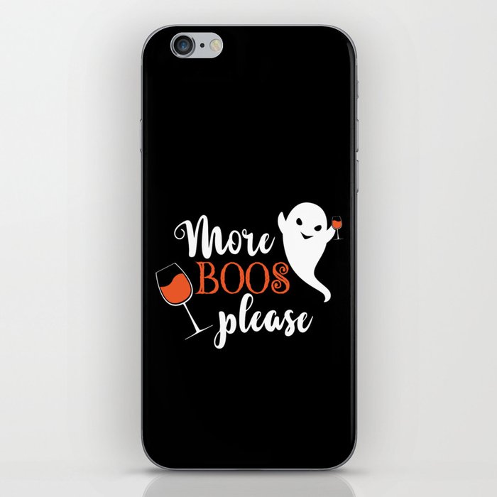 More Boos Please Cool Halloween Ghost iPhone Skin
