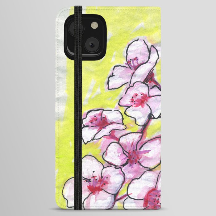 Neruda Cherry Blossoms iPhone Wallet Case