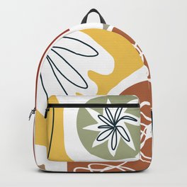 Abstract Botanical  Backpack