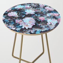 Pastel Peonies Art and Home Decor Side Table