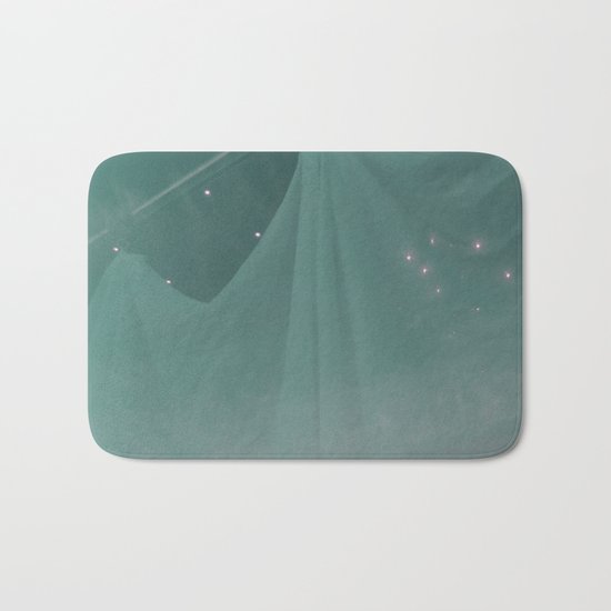 Green ghost Bath Mat