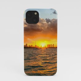 Biscayne Bay at sunset iPhone Case