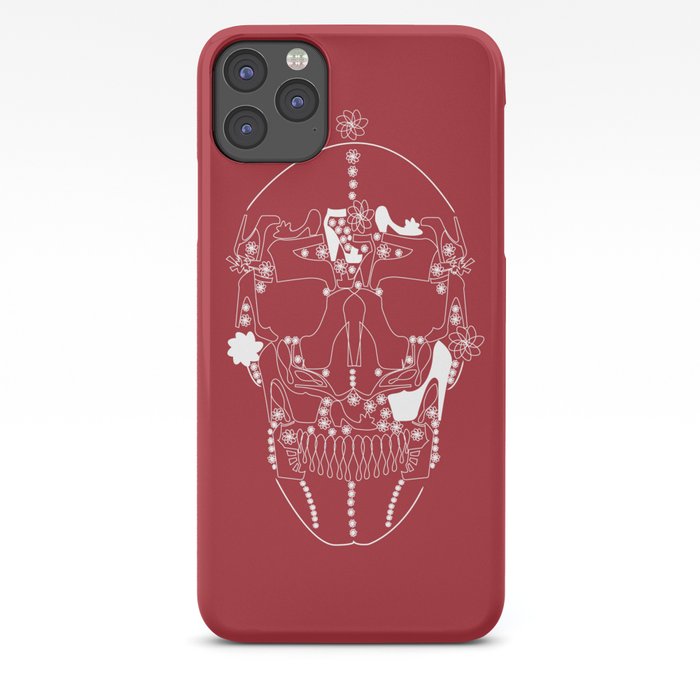 shoes make a skull iPhone Case