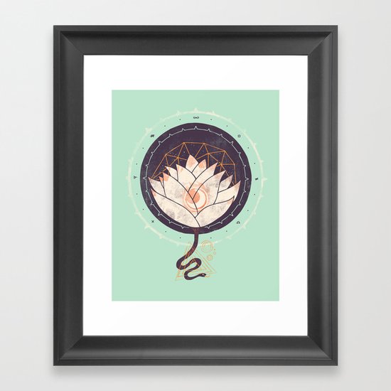 Lotus Framed Art Print