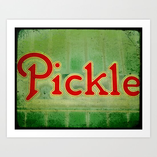Pickle Art Print