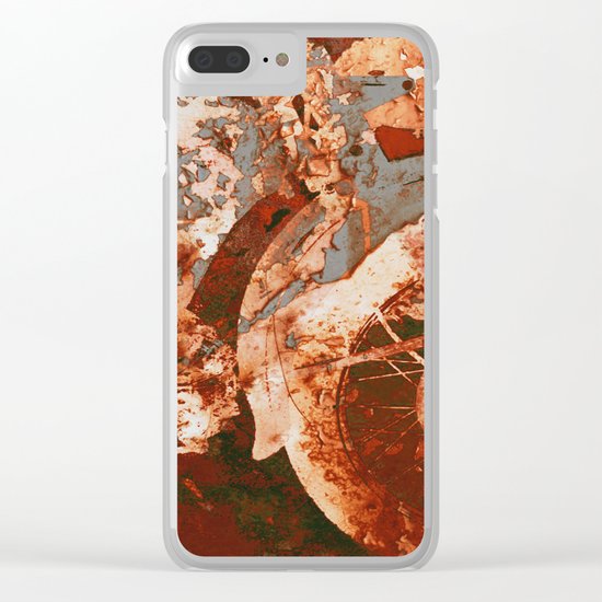 Disintegration Clear iPhone Case