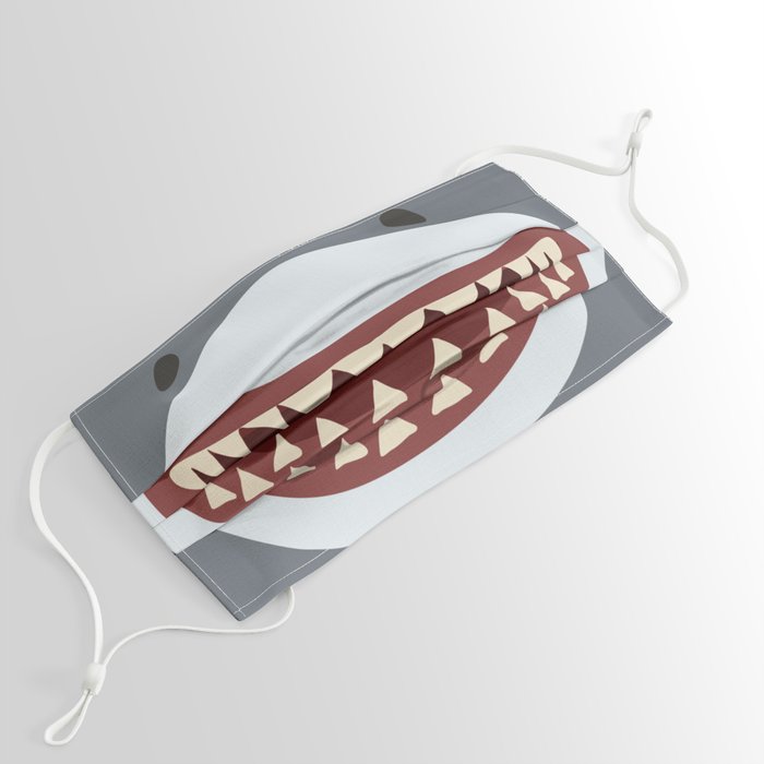 Shark Teeth Funny Kids Cartoon Smile Face Mask
