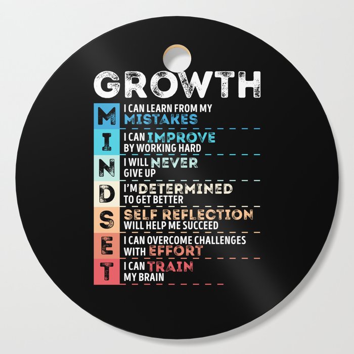 Motivational Quotes Growth for Entrepreneurs Cutting Board